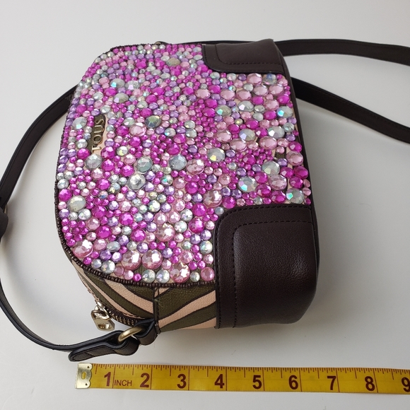 Tous Zebra and Crystal Crossbody Bag - Picture 9 of 10